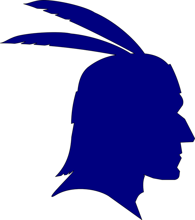 Native American Silhouette (638x720)