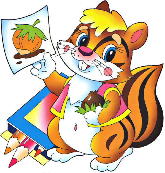 Cartoon Animals With School Crayons And Pencils - Animal Using Pencil Cartoon (600x600)
