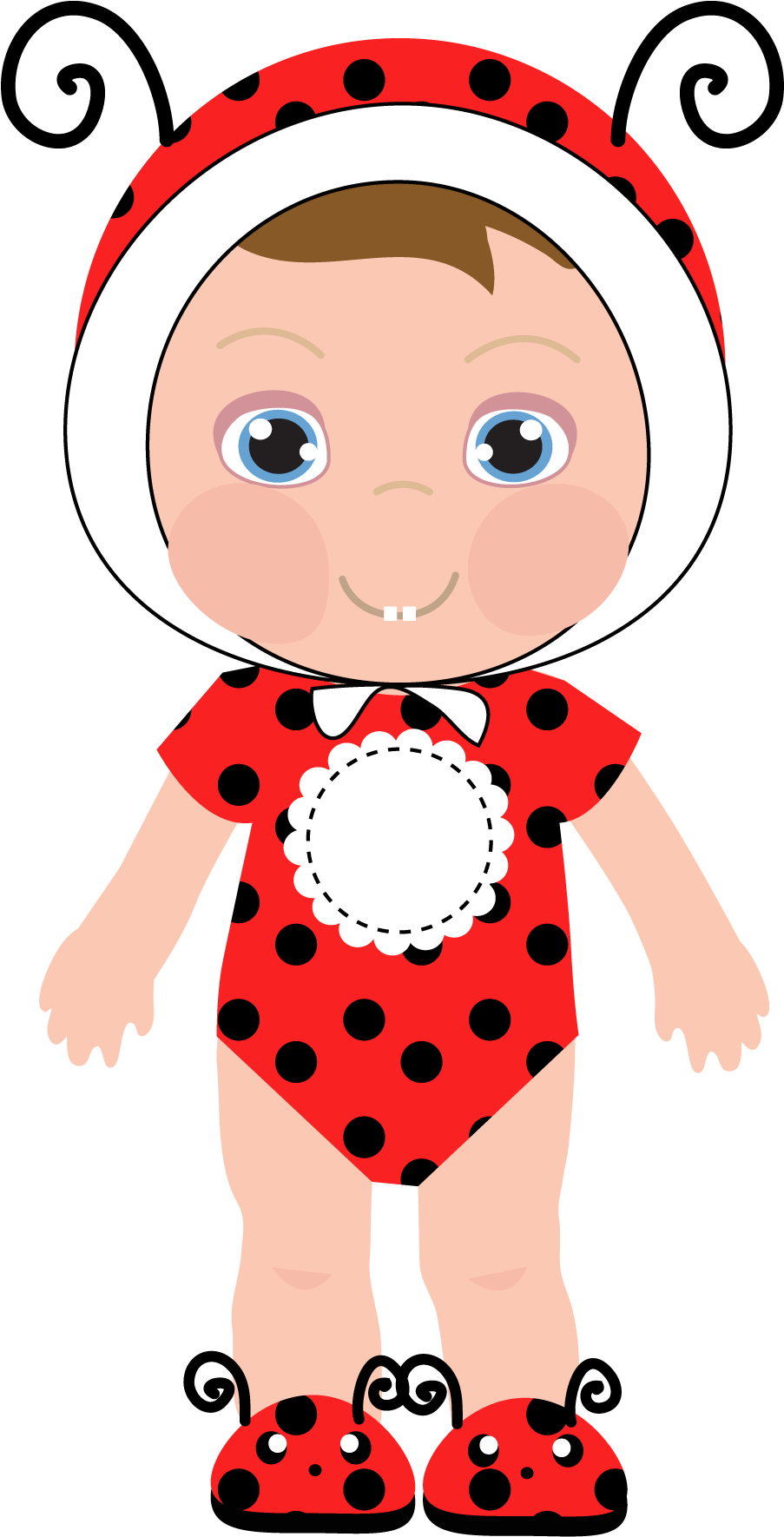 Bug Clipart Boy - Clip Art (932x1804)