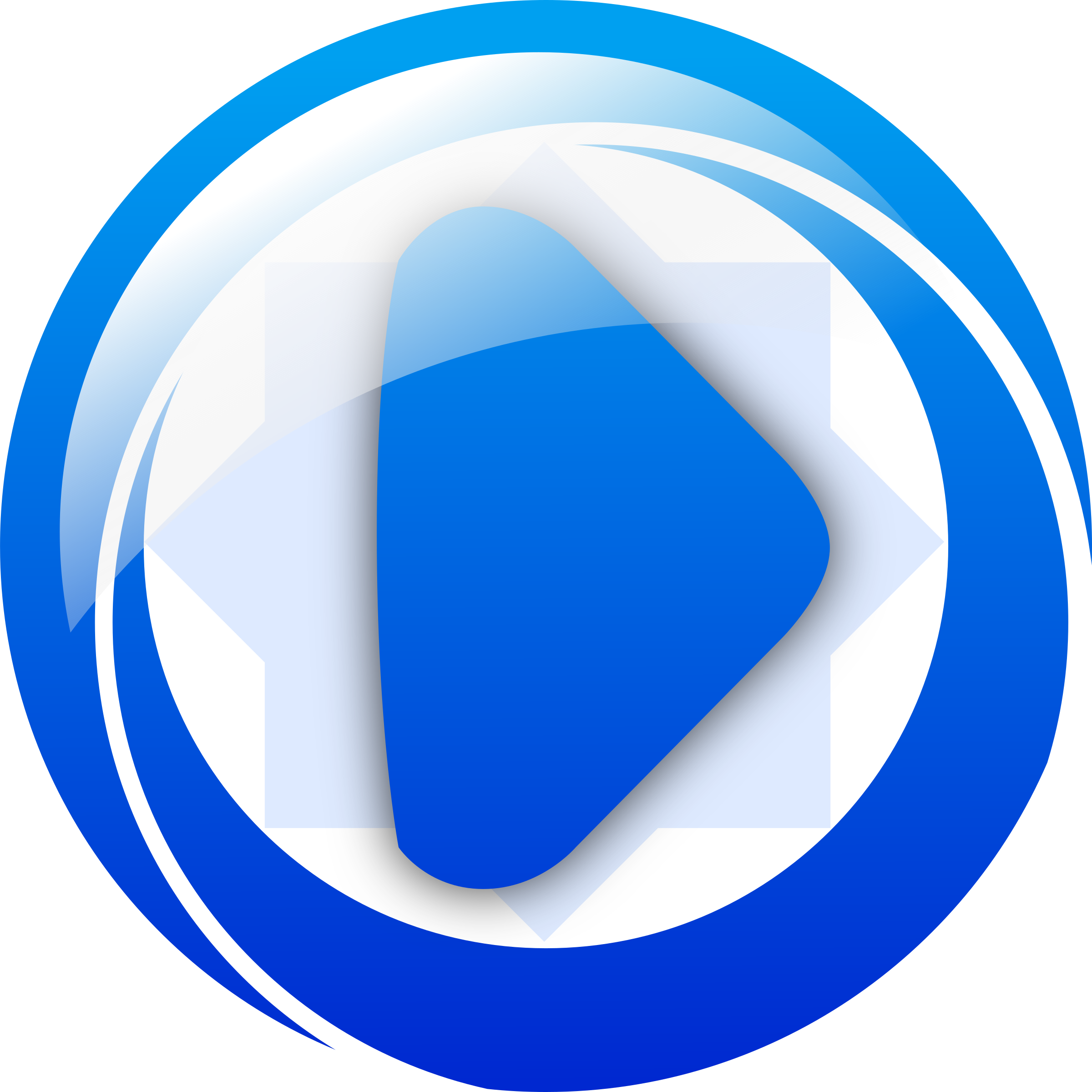 Free Play Button - Button Play (2400x2400)