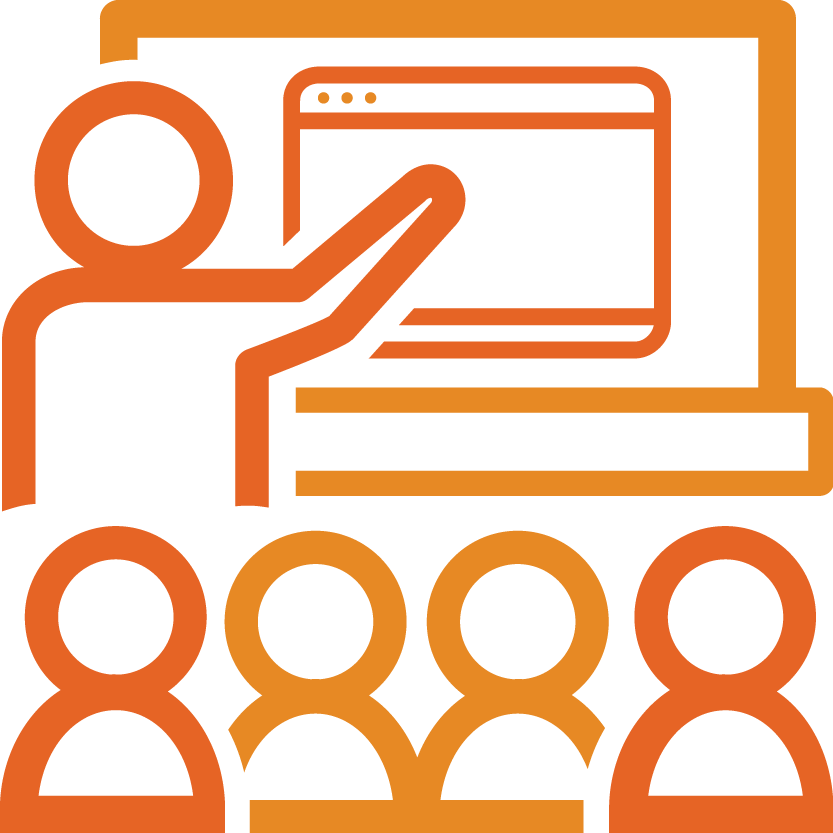 Software Training Icon Representing Teacher Walking - Student (833x833)