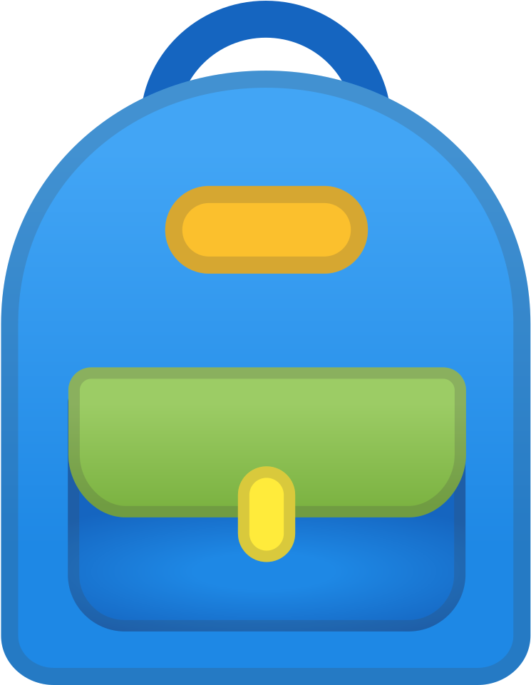 School Backpack Icon - Icon (1024x1024)
