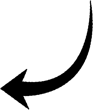 Get Started With Using Our Publishing Guide - Curved Arrow Down Left (322x378)