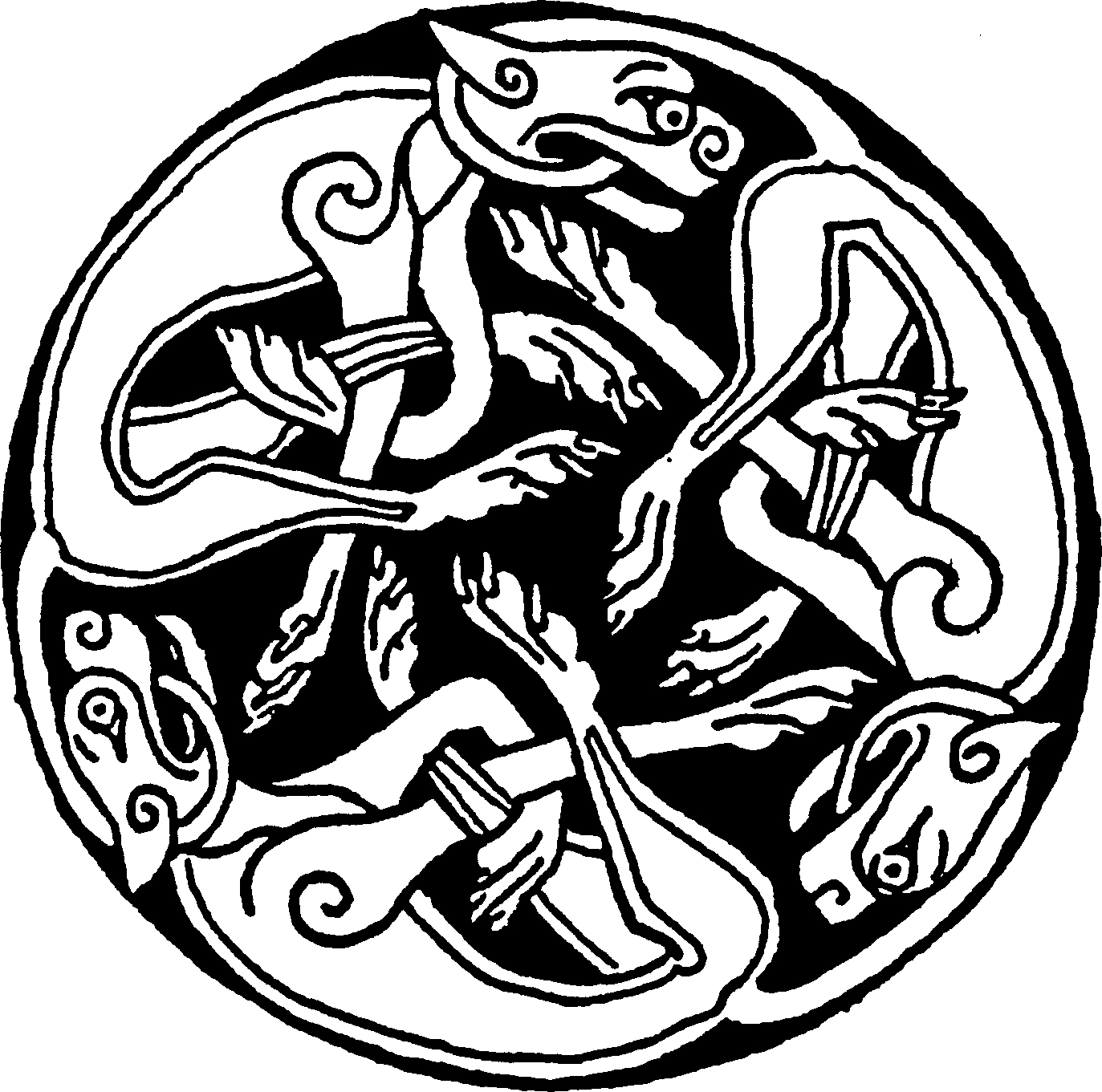 Celtic Coloring Pages - Celtic Coloring Pages (1373x1361)