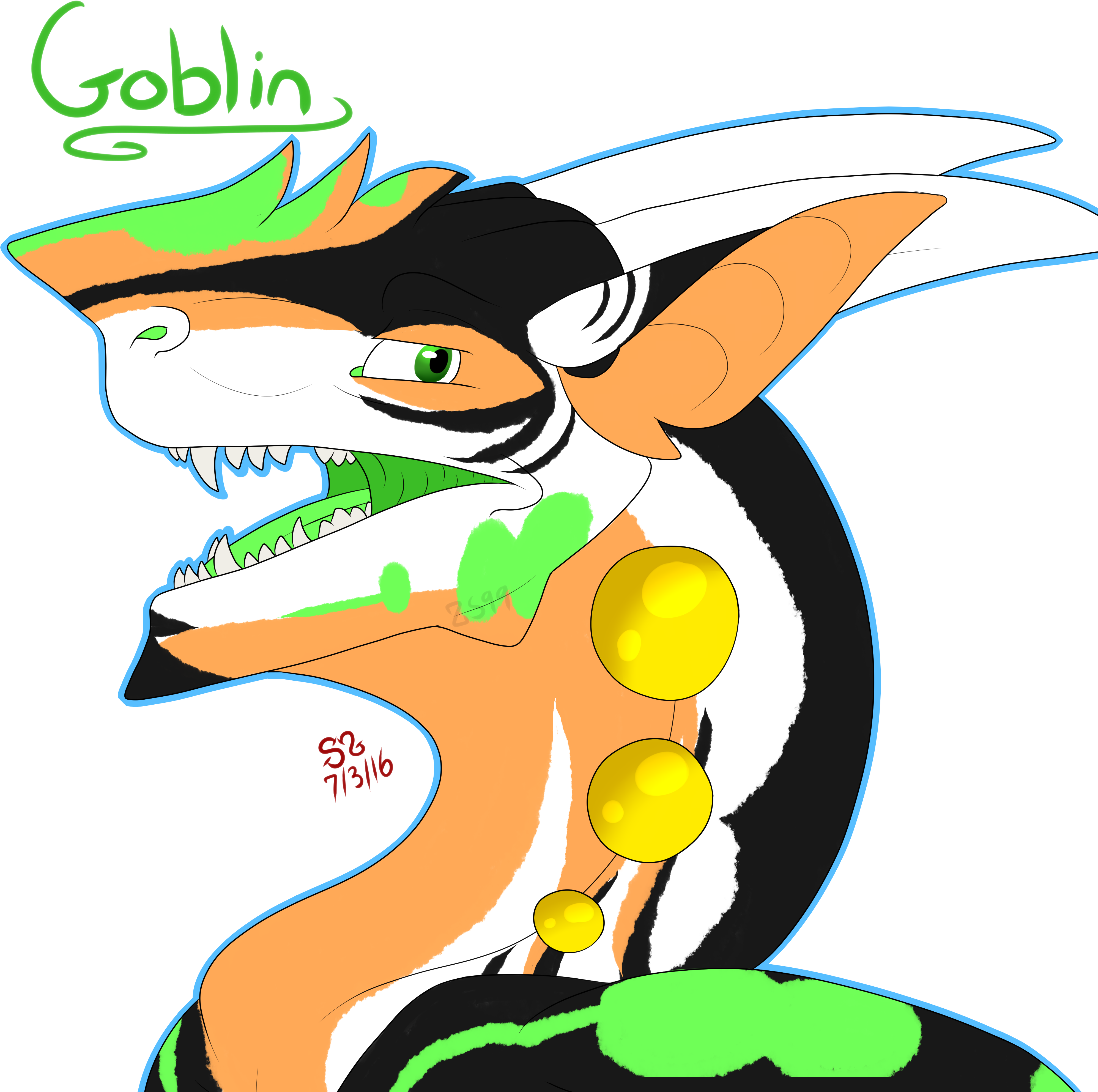 Goblin Headshot - Goblin Headshot (4000x4000)