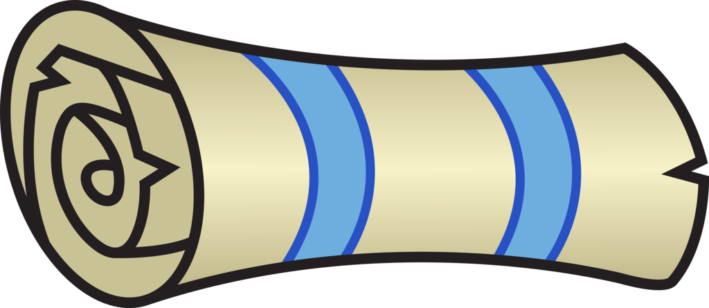 Clipart Map Rolled Up - Clipart Map Rolled Up (1024x445)