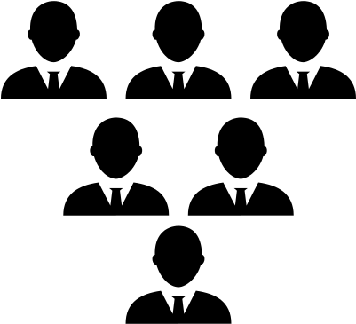 Male Users Close Up Forming A Triangular Shape Pointing - Male Users Close Up Forming A Triangular Shape Pointing (400x400)
