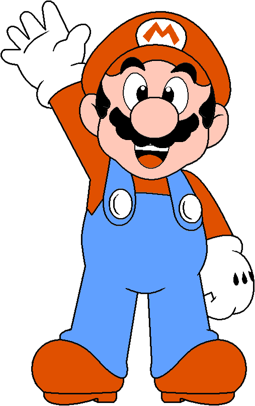 Super Mario Vector - Super Mario Vector (507x806)