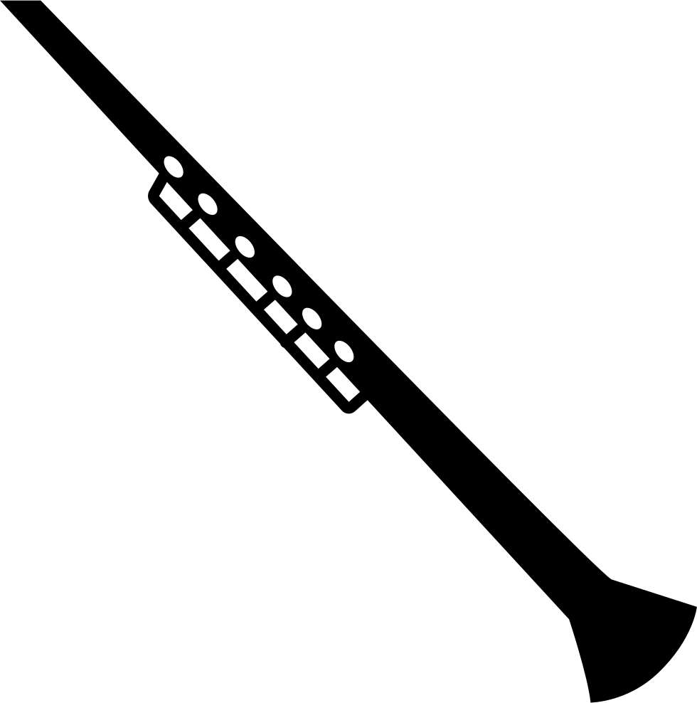 Clarinet Vector Svg - Clarinet Vector Svg (980x988)