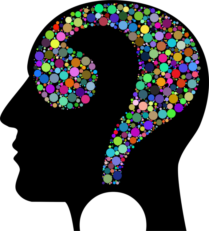 Human Head Question Skull Face - Human Head Question Skull Face (680x750)