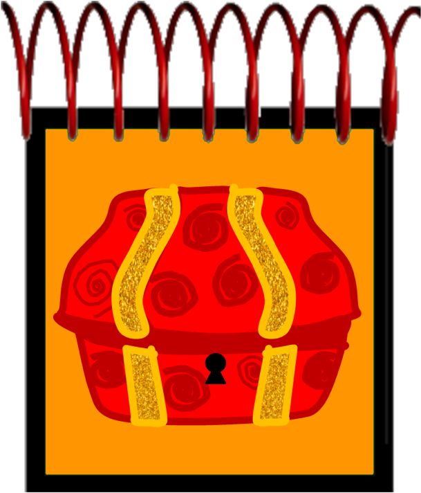 Treasure Hunt Notebook - Treasure Hunt Notebook (640x803)
