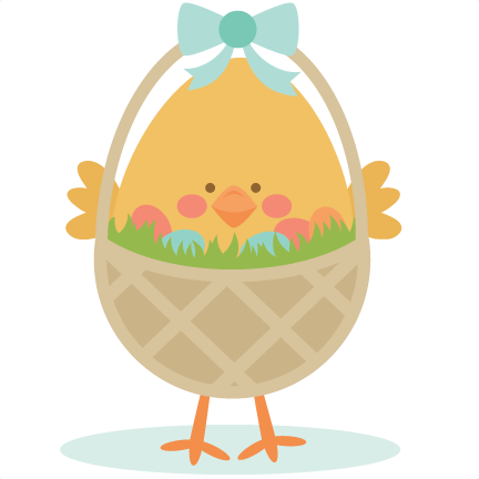 Chick Clipart Easter Basket - Chick Clipart Easter Basket (432x432)