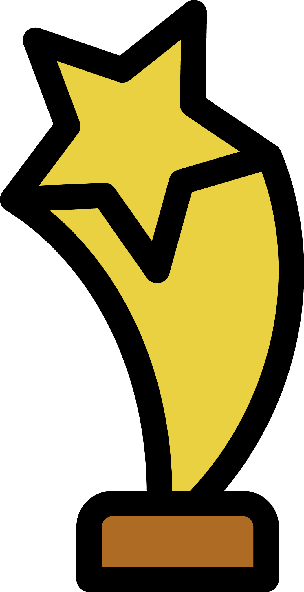 Trophy Icon Five Pointed - Trophy Icon Five Pointed (1050x2045)