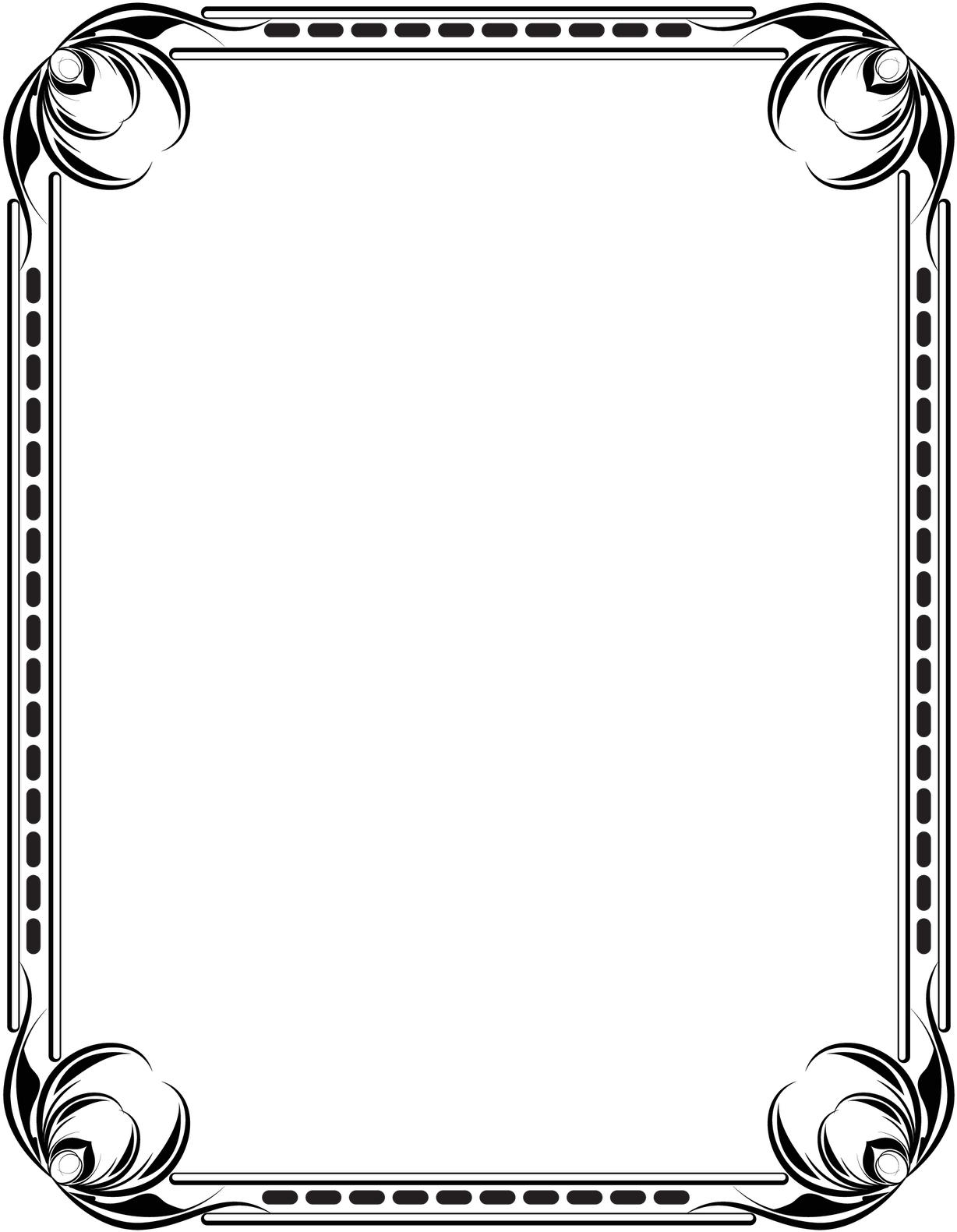 Draw Border Designs - Draw Border Designs (1233x1600)