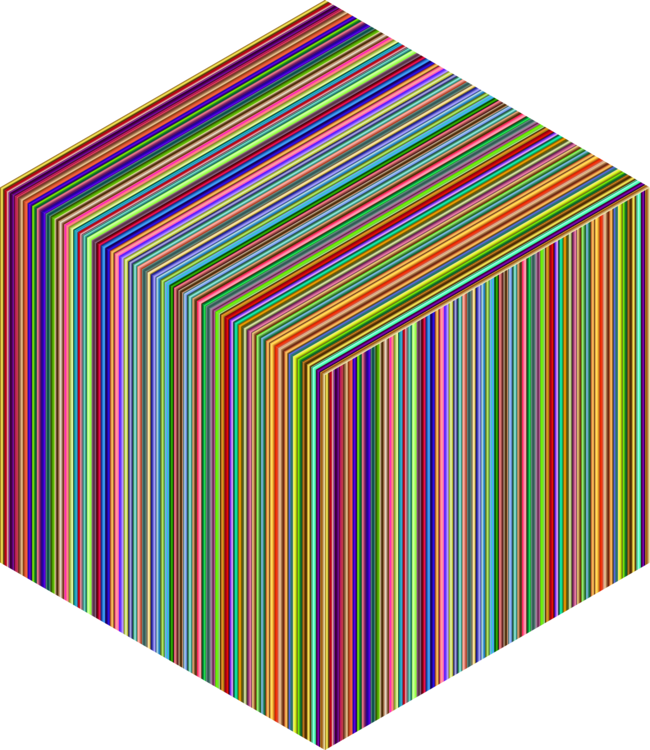 Rubik's Cube Three-dimensional Space Angle Fractal - Rubik's Cube Three-dimensional Space Angle Fractal (650x750)
