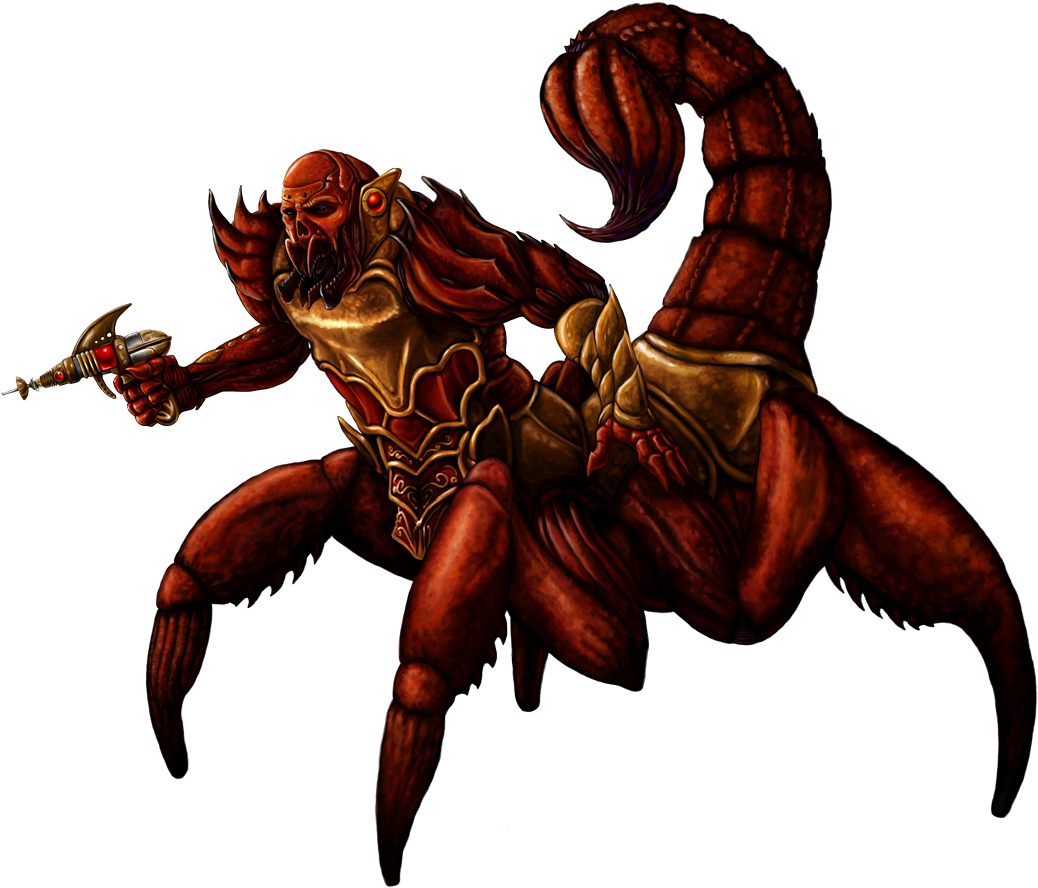 Drawing Scorpion Man - Drawing Scorpion Man (1076x900)