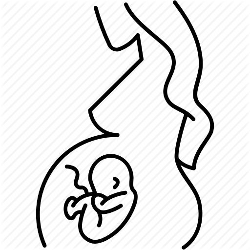 Pregnancy Drawing - Pregnancy Drawing (512x512)
