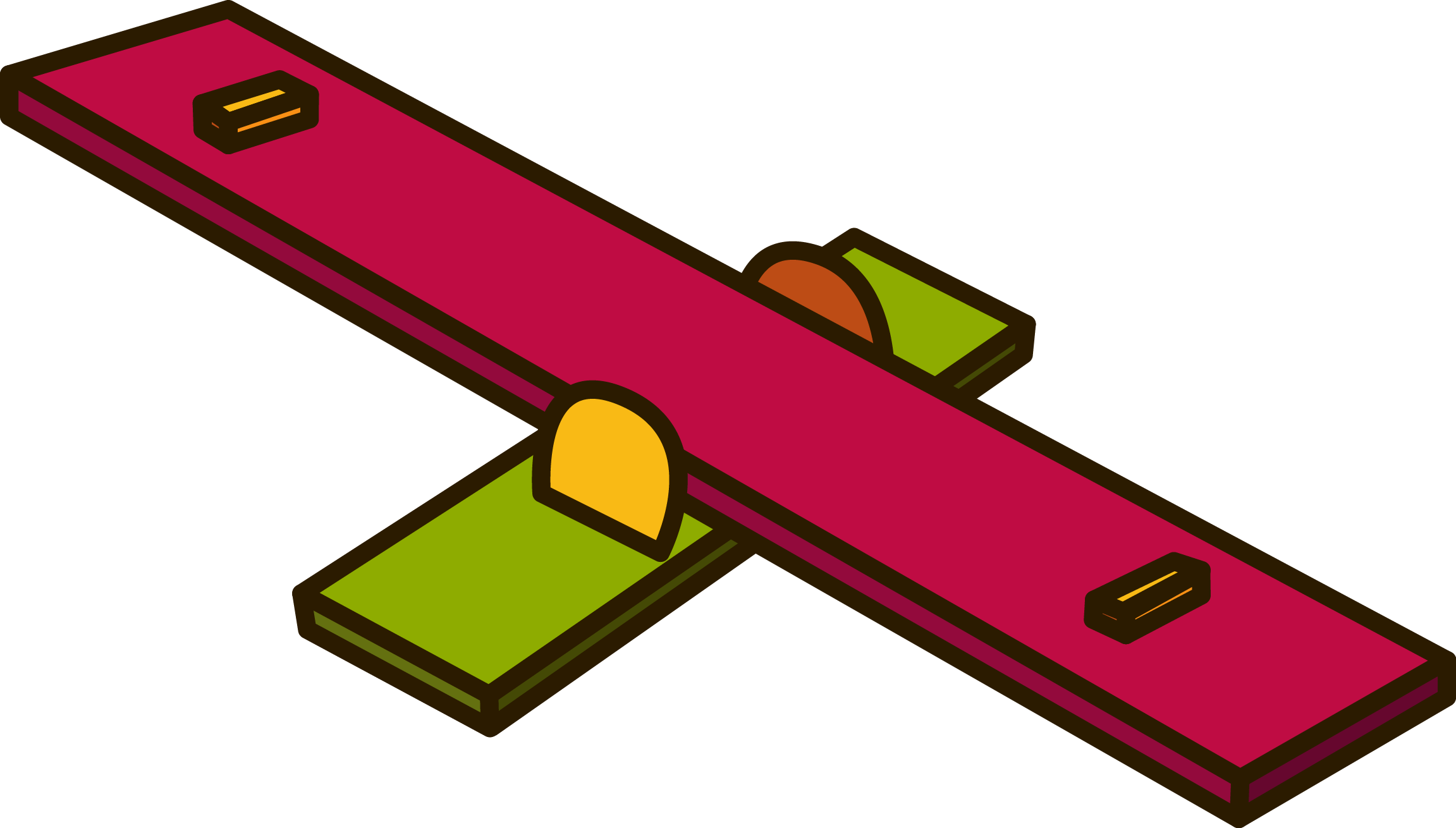 See Saw Clipart (2303x1310)