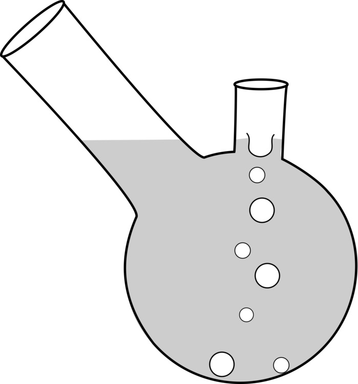 Laboratory Flasks Round-bottom Flask Boiling Erlenmeyer - Laboratory Flasks Round-bottom Flask Boiling Erlenmeyer (699x750)