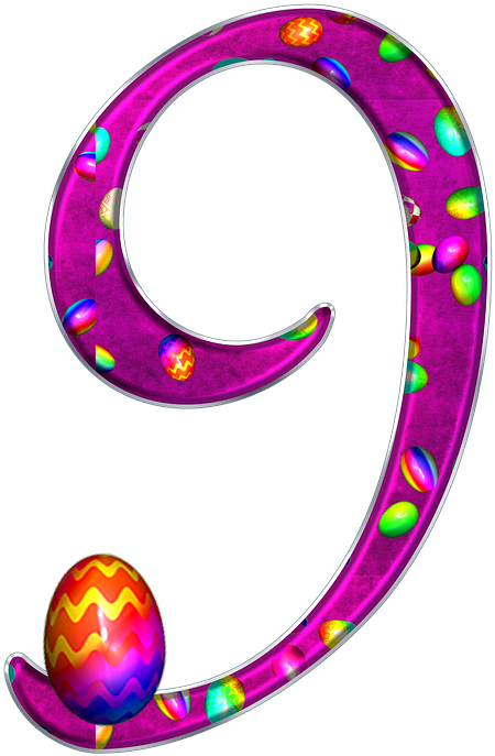 Number, 9, Nine, Digit, Background, Easter - Number, 9, Nine, Digit, Background, Easter (506x720)