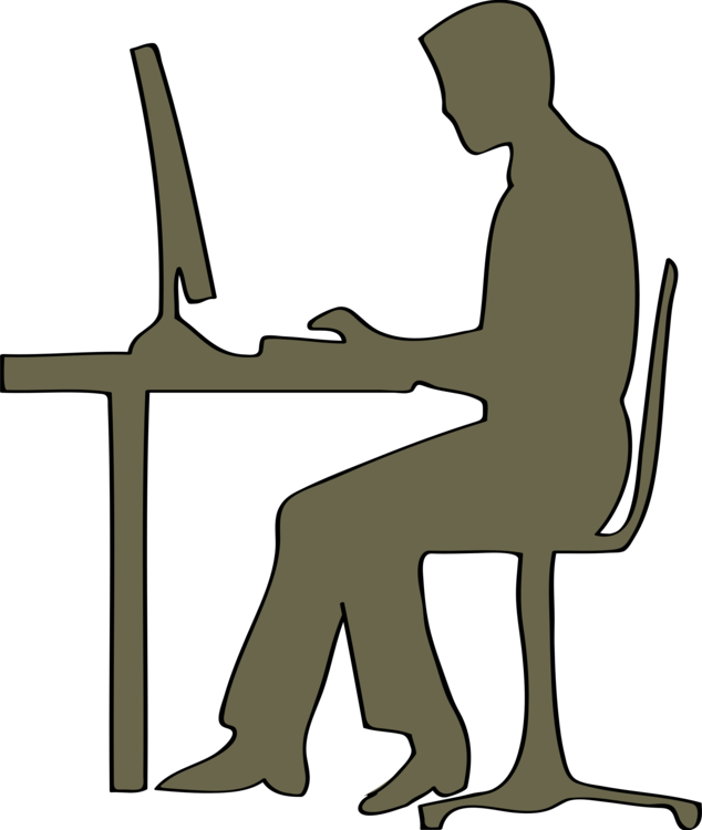 Computer Desk Computer Graphics Computer Icons - Computer Desk Computer Graphics Computer Icons (634x750)