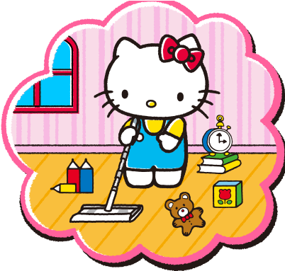 House Cleaning Kitty - House Cleaning Kitty (408x382)