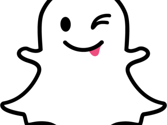Snapchat Clipart Smiling Ghost - Snapchat Clipart Smiling Ghost (640x480)