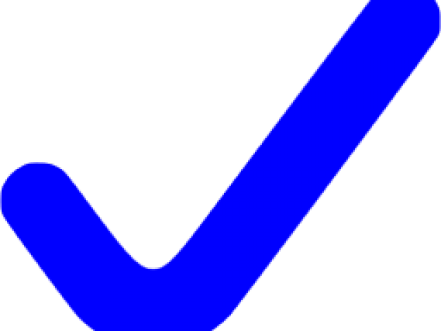 Blue Check Mark - Blue Check Mark (640x480)