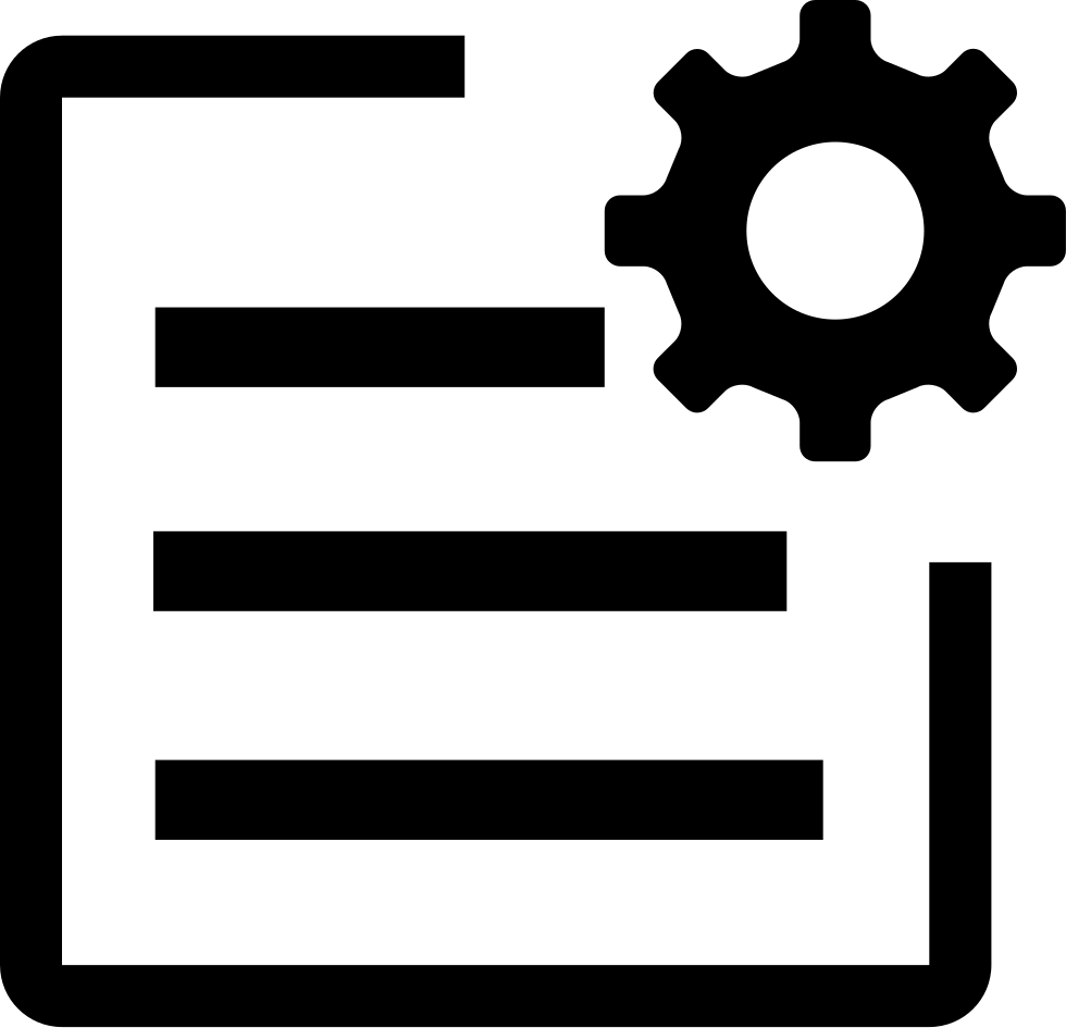 Contract Management Comments - Contract Management Black Icon (980x945)