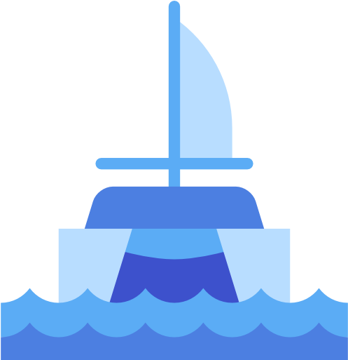 Catamaran Icon Image - Catamaran Icon (512x512)