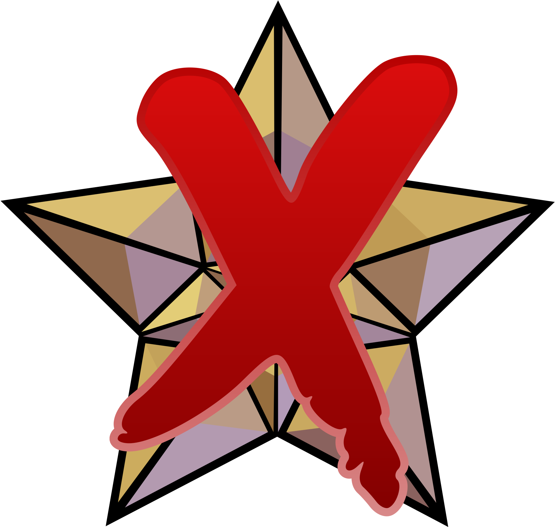 Featured Article Star - Clip Art (2000x2000)