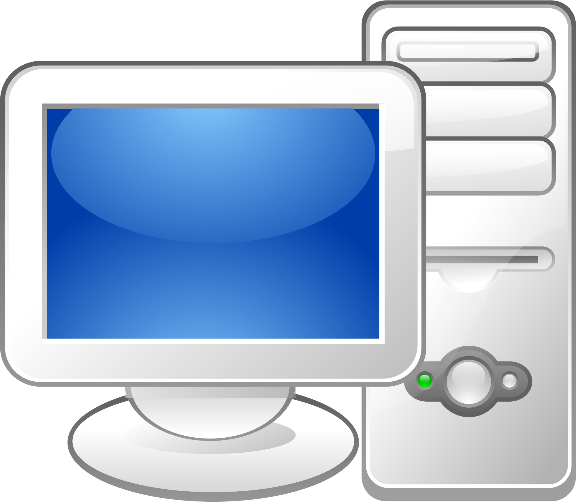Computer N Screen - Computer Svg (2000x2067)