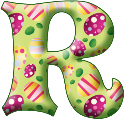 Clip Art - Easter Alphabet E (512x512)