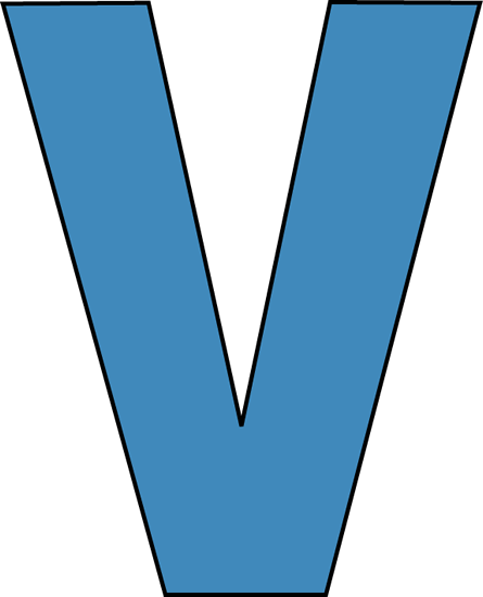 V Clipart (445x550)