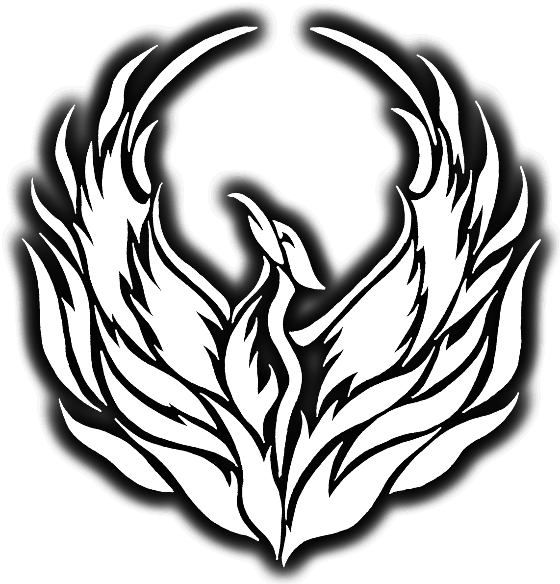 Transparent Phoenix Black - Transparent Phoenix Black (1142x1190)