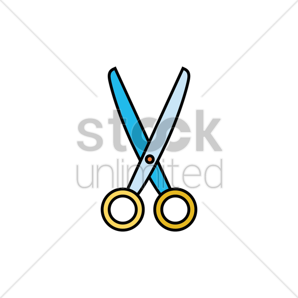 Scissors Vector Image - Scissors Vector Image (600x600)