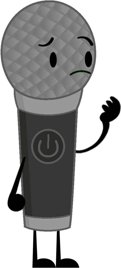 Microphone Clipart Black Object - Microphone Clipart Black Object (455x886)