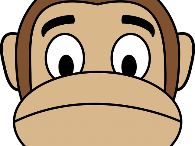 Monkey Clipart Profile - Monkey Clipart Profile (640x480)