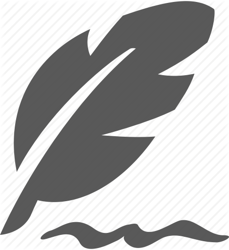 Drawn Pen Feather - Drawn Pen Feather (468x512)