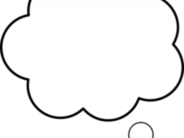 Small Clipart Thought Bubble - Small Clipart Thought Bubble (640x480)