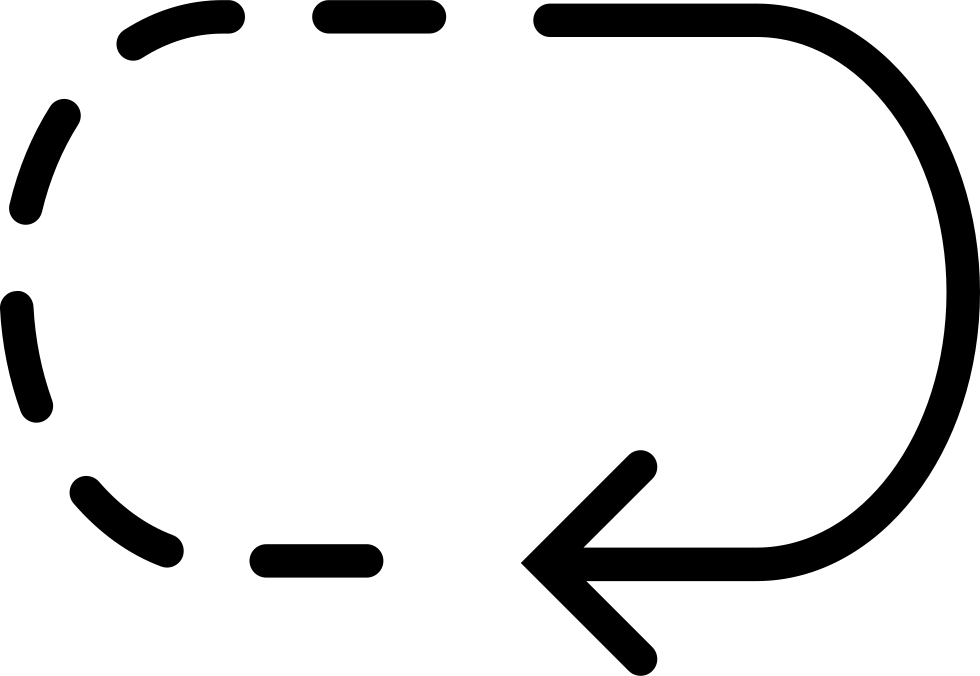 Circular Arrow With Dashed Lines Comments - Circular Arrow With Dashed Lines Comments (980x676)