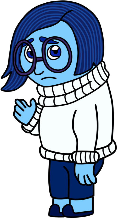Drawing Sadness Inside Out - Drawing Sadness Inside Out (600x1030)