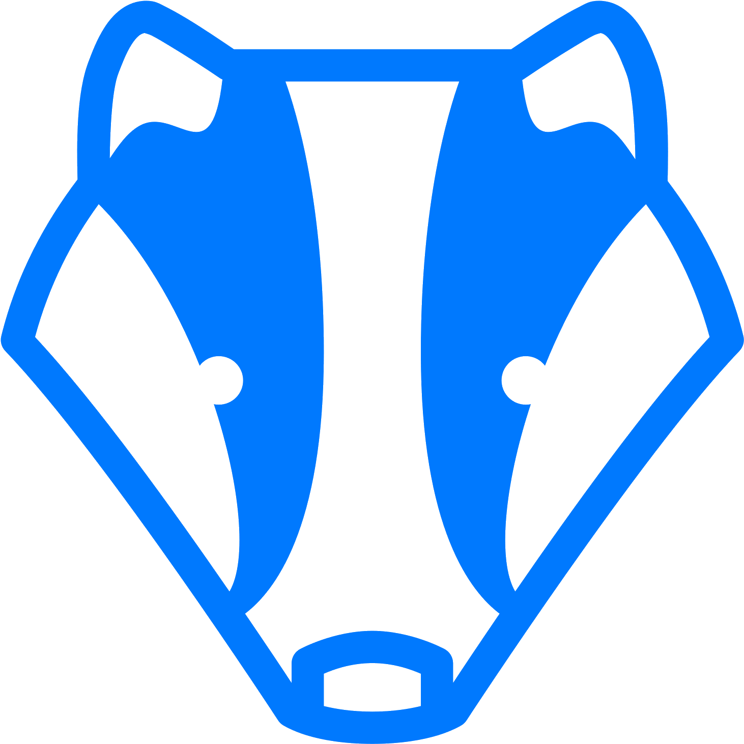 Badger Vector Clip Art - Badger Vector Clip Art (1600x1600)