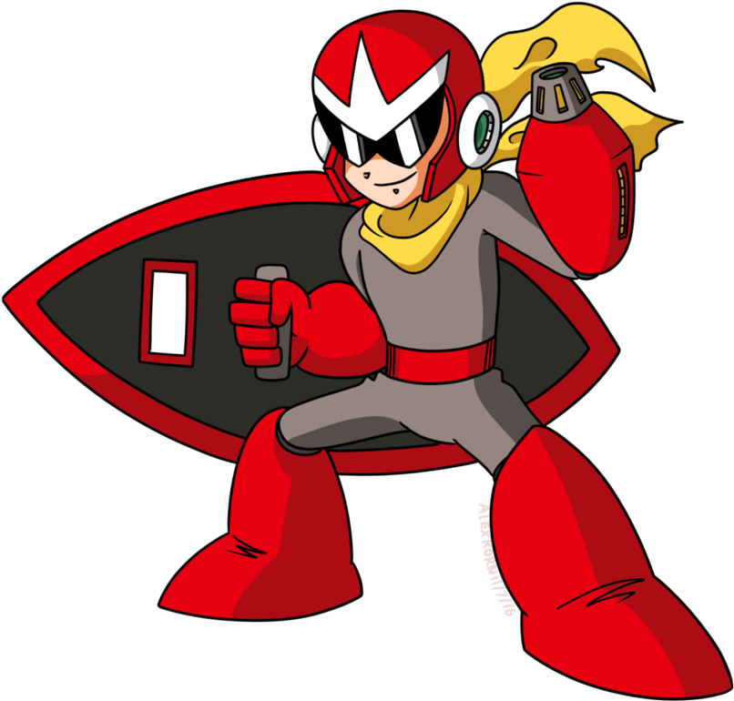 Mega Man Unleashed By - Mega Man Unleashed By (866x923)