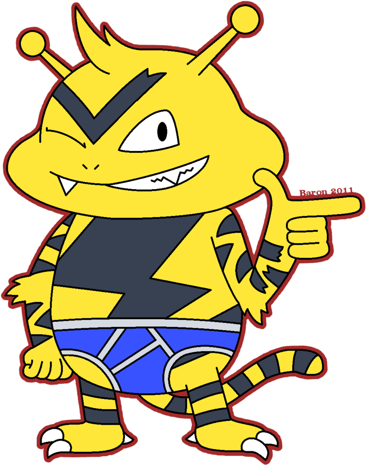 Underwear Model Electabuzz By - Underwear Model Electabuzz By (900x1015)