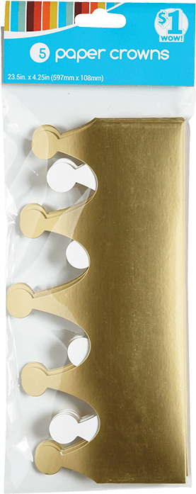 Paper Crown 5 Count - Paper Crown 5 Count (750x750)