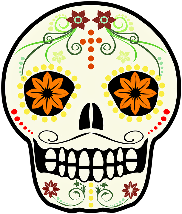 Sugar Skull Clip Art Free (1280x918)