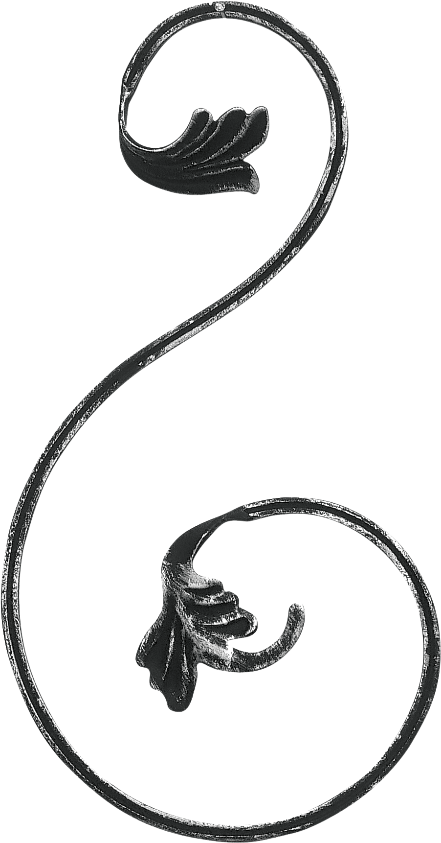 Leaf Scroll - Leaf Scroll (1129x1876)