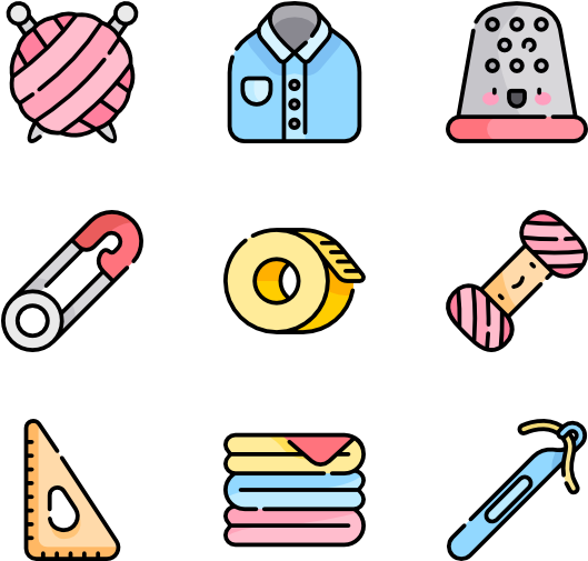 Sewing Vector - Sewing Vector (600x564)