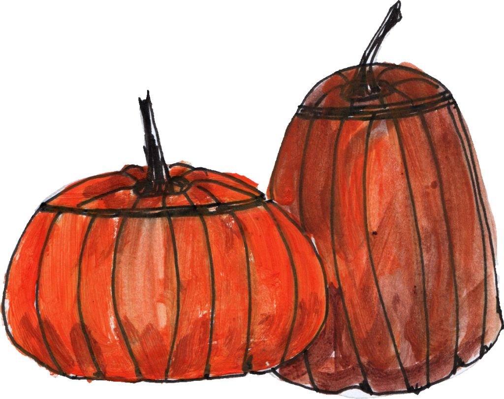 Pumpkin Drawing - Pumpkin Drawing (1024x811)